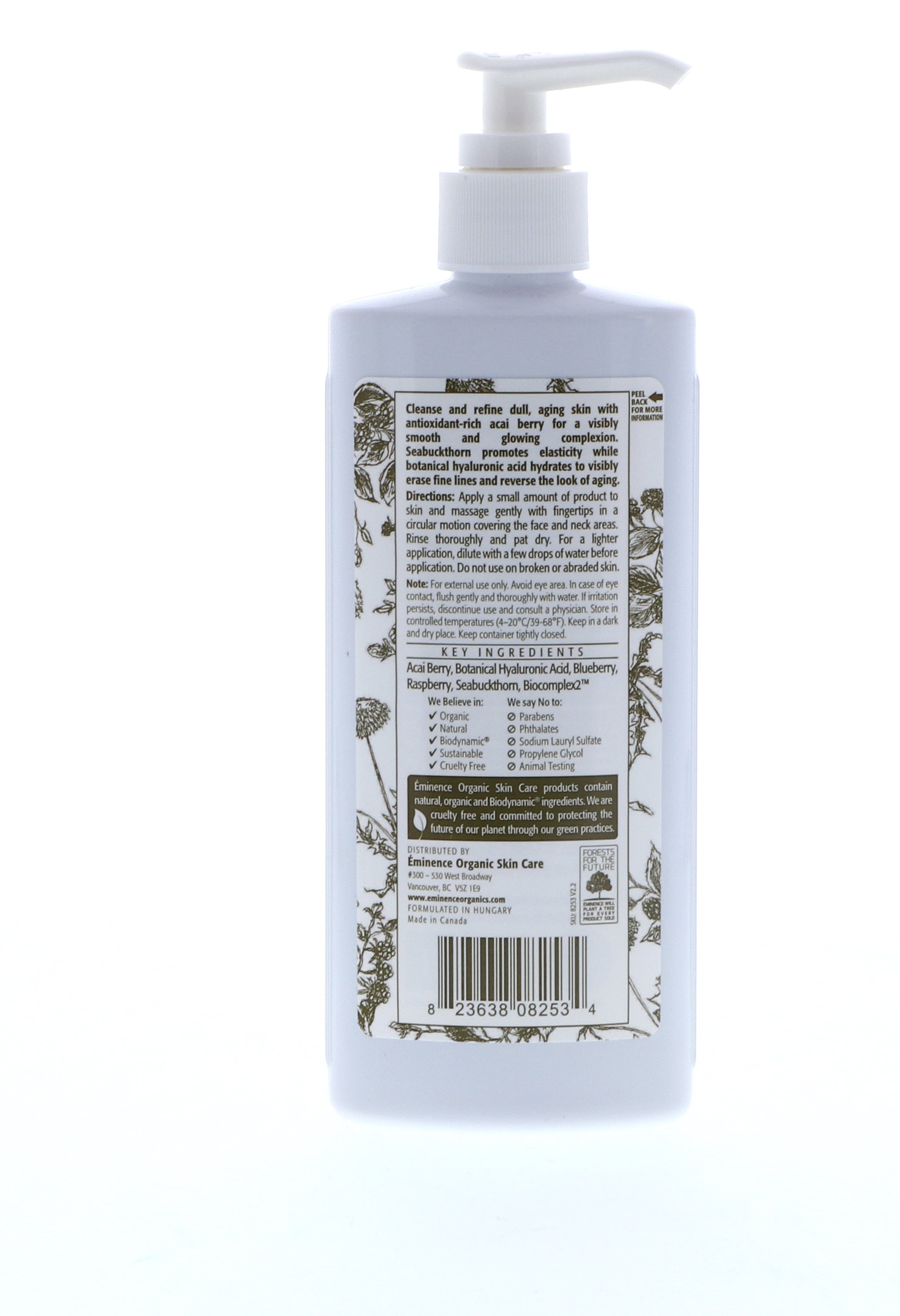 Eminence Firm Skin Acai Clea nser, 8.4 oz