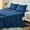 Navy Blue, variant on Grey Queen Sheets Set 4 Piece, Hotel Luxury Super Soft 1800 Series Microfiber Queen Bed Sheets Set-Wrinkle Free & Breathable-14 Deep Pocket Sheets for Queen Size Bed(Queen,Neutral Grey)