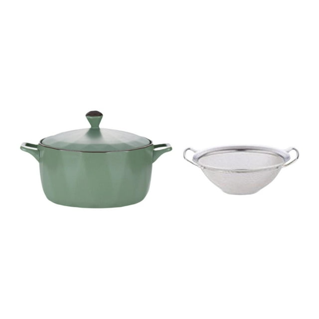 Tarro para manteca de cerdo, olla para ensalada, portátil, con asa doble, fácil de limpiar, caja bento, tazón para cereales para dormitorio, hogar, Verde