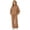Brown, variant on Girls 2 Piece Tracksuit Set Solid Color Hooded Sweatshirt and Pocket Sweatpants Athletic Outfit 5 16Y Beige 110