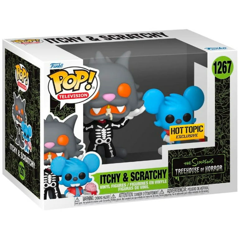 九蓮宝燈ザ・シンプソンズ　FUNKO イッチー&スクラッチー Funko The Simpsons POP! Television Itchy & Scratchy Vinyl Figure