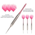 thumbnail image 4 of Professional Steel Tip Darts Set with Aluminum Shaft Deep Groove Barrel and PET Flights for Practice and Fun Games, 4 of 8