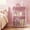 Pink, variant on HaiCube 3-Tier Metal Side Table, Modern Small Nightstand with Storage Shelf, Cute Decor End Table for Bedroom, Living Room, Dorm, Pink