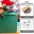 thumbnail image 4 of Adhesive Caster Wheels for Trash Can and Small Appliances White ABS Material 12pcs, 4 of 8