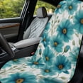 thumbnail image 3 of Xixirimido Car Seat Cover Towel Sweatproof Gym Seat Protector with Non-Slip Backing Universal Fit Front Seat Mat for Sports, Beach, Swimming, Teal Daisy Flower, 3 of 8