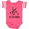 thumbnail image 3 of Inktastic Funny Music Yes Im Treble Boys or Girls Baby Bodysuit, 3 of 5