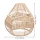thumbnail image 2 of unbranded Pantalla De Colgante Hecha Color Khaki Para Bar, 2 of 6