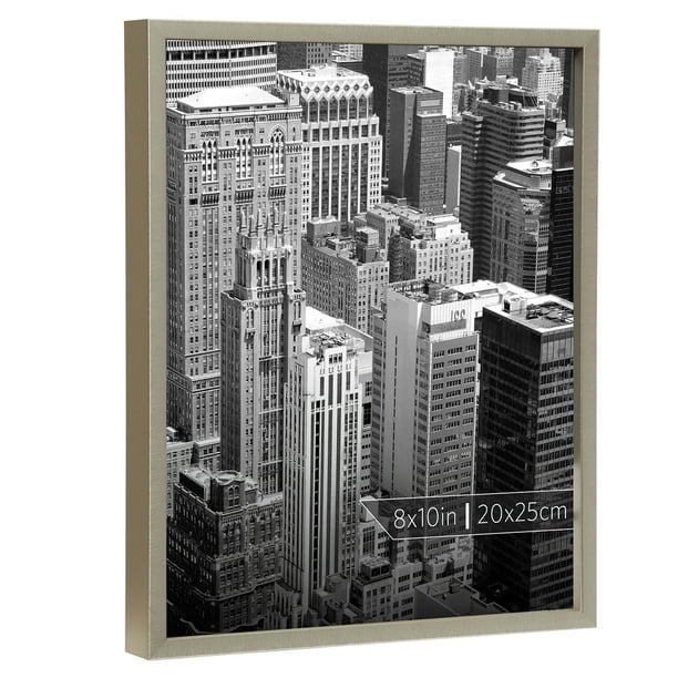 Burnes of Boston 8x10 Aluminum Gallery Frame in Polished Gold Finish