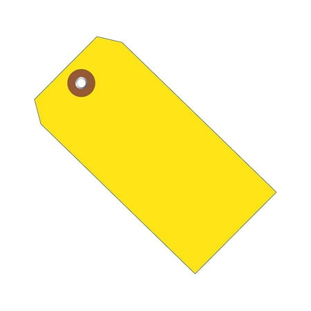 UPC: 0848109036762 | Box Partners Plastic Shipping Tags 6 1/4 x 3 1/8 Yellow 100/Case G26059