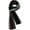 Gray Red, variant on Mens Winter Warm Scarf Plaid Tassel Scarf Soft Long Scarves