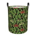 Cauagu Green Cacti And Red Chili for Laundry Basket,Collapsible