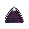 thumbnail image 3 of Lsque Black Dark Blue Purple Printed Long Tissue Box Cover Holder, Facial Paper Organizer Dispenser,Triangle with Bottom Belt, PVC Leather Decorative Organizer, 3 of 9