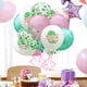 thumbnail image 2 of KAKOWELY Juego de 22 globos de látex de 12 pulgadas con temática hawaiana, globos de flamenco de verano, recuerdos de fiesta de cumpleaños con 2 cintas para bodas y fiestas de cumpleaños., 2 of 4