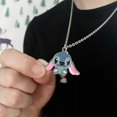 thumbnail image 3 of Anillo de Disney Anime Lilo & Stitch de plata 925 con dibujos animados de Stitch y Mickey, anillos ajustables, juguetes kawaii para niños, joyas para mujer, regalos de Navidad, 3 of 5