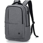 OIWAS 17 Inch Laptop Backpack With Large Compartment Business Backpack For Men Women Teens (Grey)