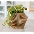 thumbnail image 3 of Woodland Pulse Scented Flower Pot, Feels Good to Hold, Beige DISC Plant Pot, 3 of 10
