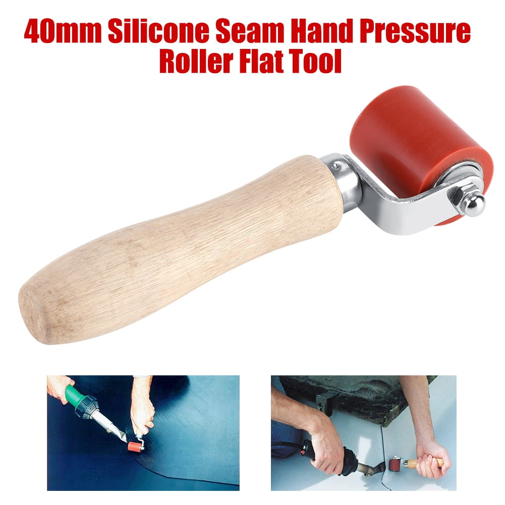 DOACT Hand Roller, Pressure Roller,40mm Silicone High Temperature Resistant Seam Hand Pressure Roller Roofing PVC Welding Tool