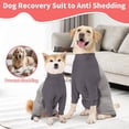 thumbnail image 6 of HQREA Dog Onesie After Spay Neuter Long Sleeve Dogs Recovery Body Suits for Female, 6 of 7