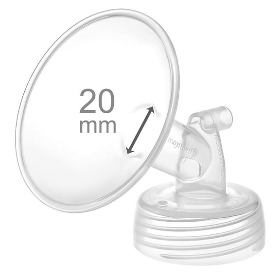 Maymom Pump Part Compatible with Spectra S1,S2 Spectra 9 Plus Breastpump; Incl Wide Mouth Flange (One flange-20mm Flange) Not Original Spectra Flange; Not Spectra Baby USA Parts