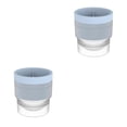 thumbnail image 1 of Justharion Ice Ball Mold Silicone Ice Cube Making Mould Non -stick Reusable Beverage Decoration Maker DIY Ice Ball Round Jelly Making Mould light blue 2Set, 1 of 6