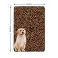 thumbnail image 3 of Leopard Print Reusable Potty Pads for Dogs, 24"x35" Washable Pee Pads with Non-Slip Backing, Ideal for Puppy Crate Training.(Texture/leopard /Geometry, 24" x35" ), 3 of 8