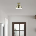 thumbnail image 3 of Livex Lighting - Amador - 1 Light Semi-Flush Mount In Transitional Style-7.75, 3 of 8