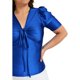 thumbnail image 4 of Blusa de satín Roman Fashion /Tallas Extras, 1825 (Azul rey) azul 40 Roman Fashion BL-GR-1825-REY, 4 of 6