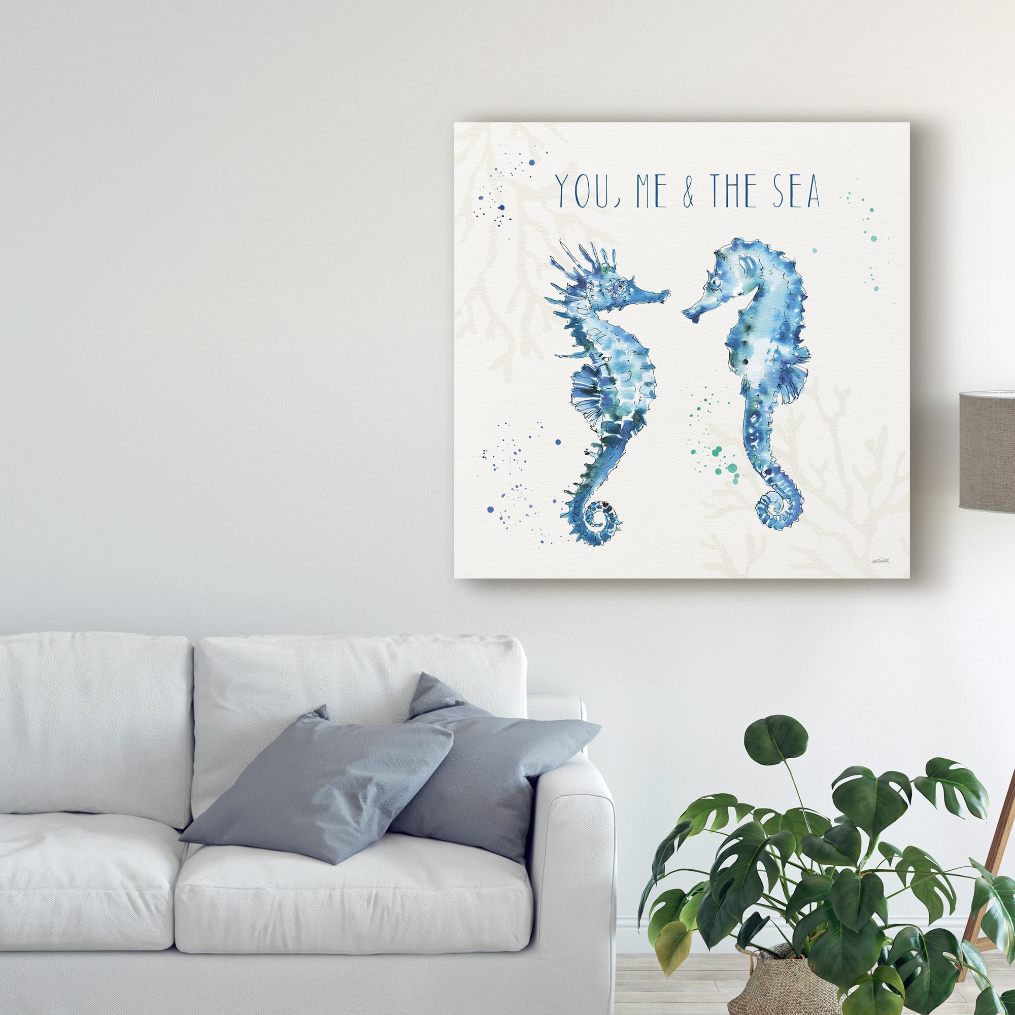 Trademark Fine Art 'Deep Sea III' Canvas Art by Anne Tavoletti