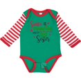 thumbnail image 3 of Inktastic Santa is Promoting Me to Big Sister Girls Long Sleeve Baby Bodysuit, 3 of 5