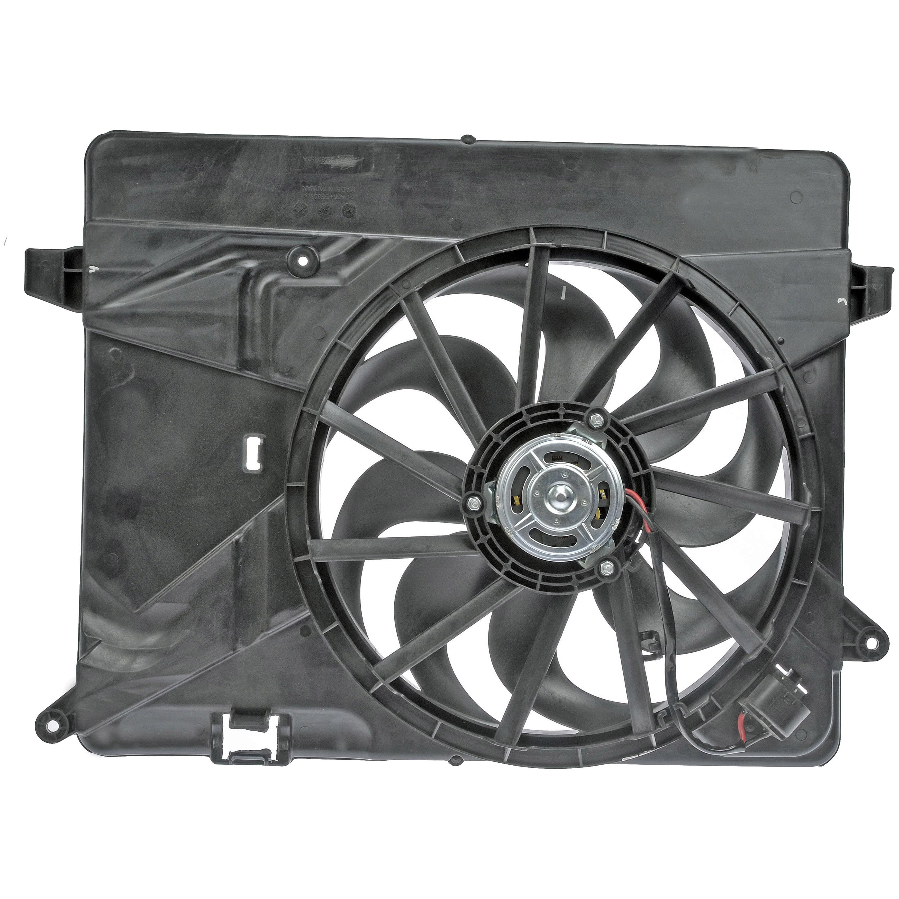 Derale 16817 Radiator Fan with Aluminum Shroud Assembly 