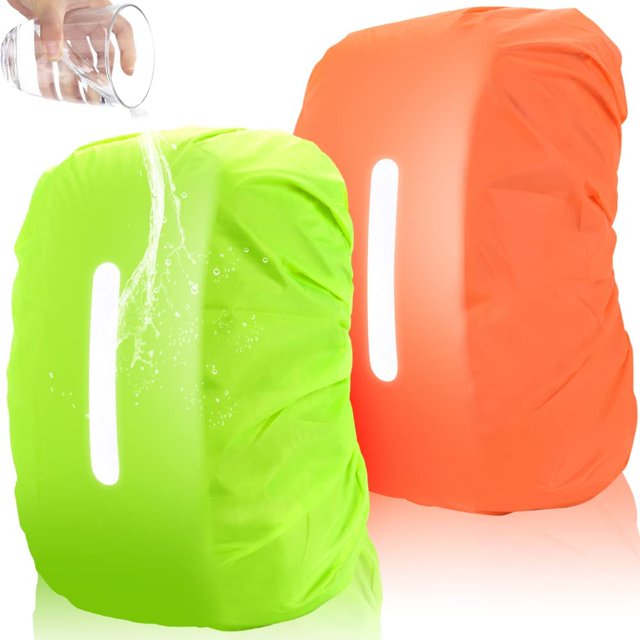 xianyou-Calitch Housse de Pluie Imperméable pour Sac à Dos, Housse de Sac à Dos Réfléchissante Réglable (15-70L), pour Camping, Randonnée, Voyage, Chasse, Vélo, Jour de Pluie, Jour de Neige et Plus