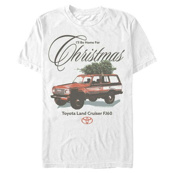 Mens Toyota Land Cruiser Home For Christmas T Shirt