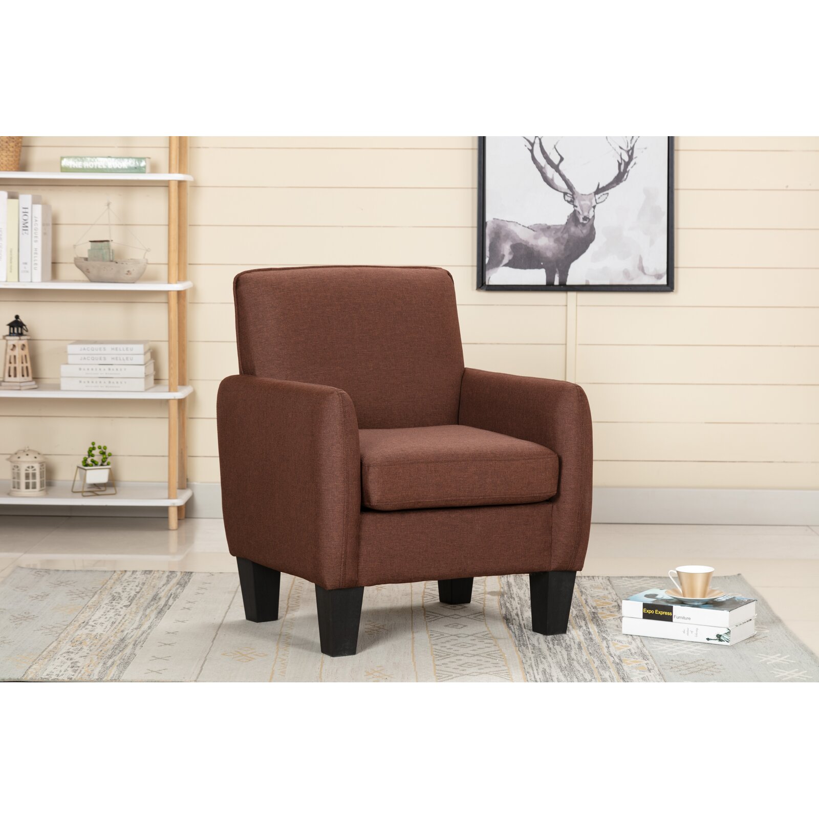 Ajaden Armchair, BHFTI Upholstered Furniture Flammability Compliant