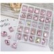 thumbnail image 1 of Juego de 25 piezas decorativas de joyería de diamantes de cristal con parte inferior puntiaguda - Colección elegante en caja, 1 of 2