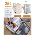 thumbnail image 4 of Mochila de viaje Capolo impermeable para mujeres y hombres, portátil de 20 litros y 17 pulgadas, 4 of 7