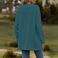 thumbnail image 4 of Uooqdmx Lightweight Cardigans for Women, Long Cardigans for Women Lightweight, Button Up Cardigans for Women, Summer Cardigan, Soft Cardigans Coat with Pocket, Green XXL, 4 of 6
