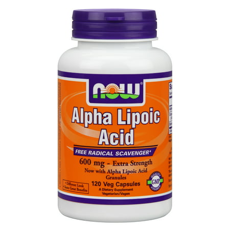 NOW Foods Acide alpha-lipoïque 600mg 120 capsules végétales