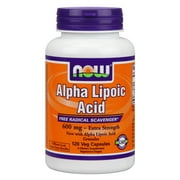 NOW Supplements, Alpha Lipoic Acid 600 mg with Grape Seed Extract