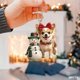 thumbnail image 5 of onlyliua ¡ ¡Promoción de Temporada! Percha para Coche, Perro de Navidad, Producto Nuevo, con Borde, Decoración Navideña, Percha Acrílica para Coche, Percha para El Hogar, 5 of 6