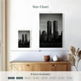 thumbnail image 4 of Elephant Stock Twin Towers Wall Art - Vertical Canvas Wall Art - Living Room Wall Decor - Places Canvas - Gray And Black Decor - 8" x 12", 4 of 8