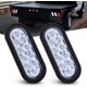 thumbnail image 1 of Luces traseras LED ovaladas blancas de 6 pulgadas para remolque, 2 piezas, 10 LED con ojales de montaje empotrado, IP67, luces de marcha atrás/retroceso impermeables para RV, camión, Jeep, 1 of 5