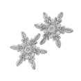 thumbnail image 2 of 2pcs White Snowflake Cloth Paste DIY Sweater Coat Decoration Patch Exquisite Sewing Paste (Snowflake), 2 of 6