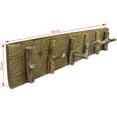 thumbnail image 3 of vidaXL Coat Rack Solid Reclaimed Wood 60x15 cm, 3 of 3