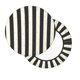 thumbnail image 2 of Balery Black And White Thick Stripes Fundas de asiento para taburete de bar redondo de tela de terciopelo ajustables que protegen de arañazos y manchas para sillas de 14 a 17 pulgadas.-12 inch, 2 of 7