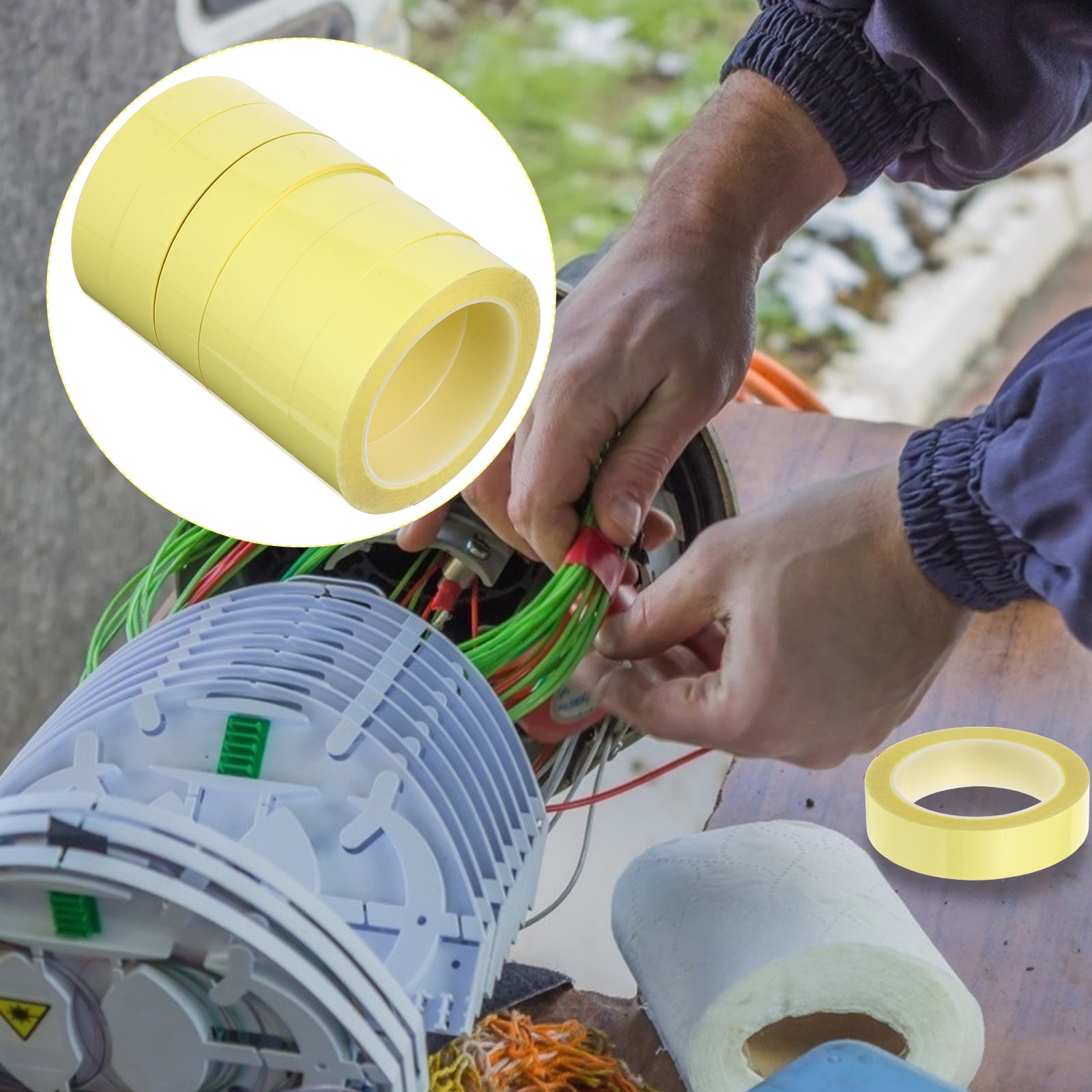 TAILTOSS 6Pcs Adhesive Positioning Tape Ideal for Electric Components in Assorted Colors