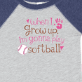 thumbnail image 4 of Inktastic Future Softball Player Girls Girls Baby Bodysuit, 4 of 5