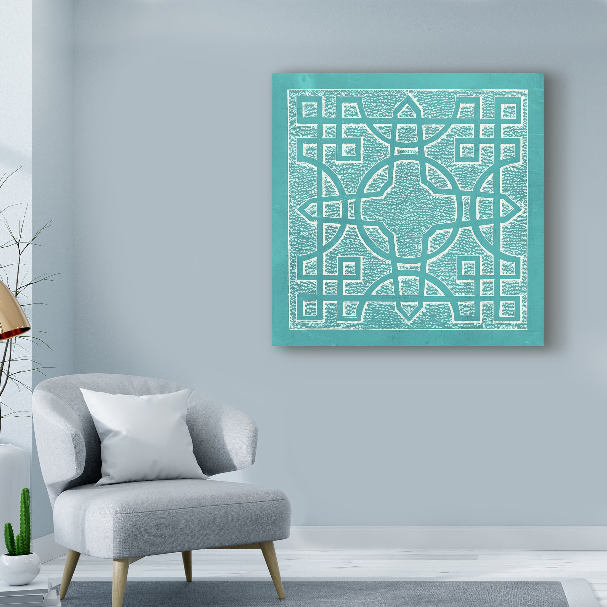 Trademark Fine Art 'Tile Ornamentale III' Canvas Art by Vision Studio