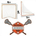 Crown Sporting Goods Regulation Size Lacrosse Goal, 6' x 6' x 7
