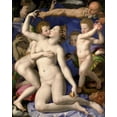 thumbnail image 2 of Bronzino 20x24 White Modern Wood Framed Museum Art Print Titled - Venus, Cupid, Folly and Time, 2 of 4