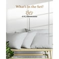 thumbnail image 3 of Good Sleep Bedding 1000 TC Egyptian Cotton Light Gray Standard/Queen Pillow Cases 4 Pc, 3 of 7
